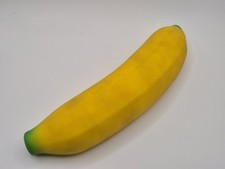 Bola de apretar bola de amasar plátano blando amarillo antiestrés 20 cm segunda mano  Embacar hacia Mexico