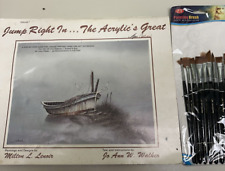Jump Right In The Acrylic’s Great Volume 1 Jo Ann W Walker, Volume II + Brushes comprar usado  Enviando para Brazil