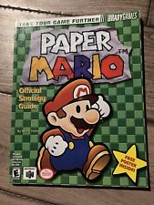 Paper Mario Guia Oficial de Estratégia Nintendo 64 BradyGames com Pôster 2001, usado comprar usado  Enviando para Brazil