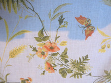 Vintage fabric. flowers for sale  REDRUTH