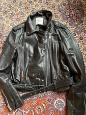Lederjacke mango schwarz gebraucht kaufen  Groß-Rohrheim