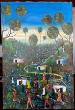 Vintage 16x24in haitian for sale  Wakefield