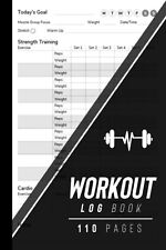 Workout log book for sale  EDINBURGH