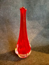 Vintage murano red for sale  BLACKPOOL