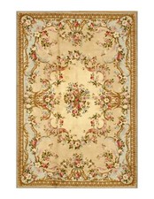 Beige savonnerie rug for sale  Washington