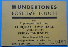 Ingresso para concerto Positive Touch 26 de junho de 1981 Town Hall, Torquay, Devon, Inglaterra comprar usado  Enviando para Brazil