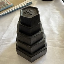 Metric vintage hexagonal for sale  PETERBOROUGH