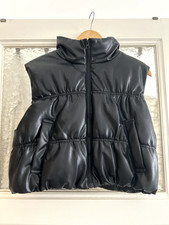 Doudoune noire cuir d'occasion  Paris IX