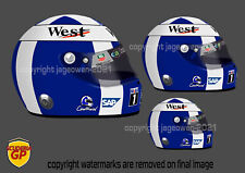 David coulthard helmet for sale  WHITLAND