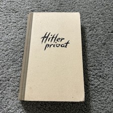 Hitler, Privat 1949 Albert Zoller WWII German Rare Book comprar usado  Enviando para Brazil