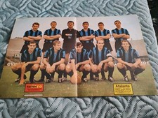 Poster squadra atalanta. usato  Savona