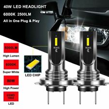2x H7 LED-Farol Substitui Xenônio Kit Alto/Baixo Lâmpadas Feixe 6000K-Canbus Sem Erro comprar usado  Enviando para Brazil