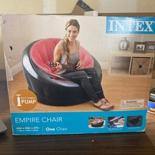 Usado, Cadeira de acampamento inflável Intex Empire Blow Up Lounge dormitório, rosa rara nova na caixa comprar usado  Enviando para Brazil