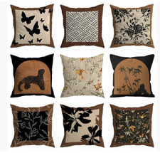 Capas de almofada estilo retrô arte abstrata frente e verso estampadas para sofá-cama comprar usado  Enviando para Brazil