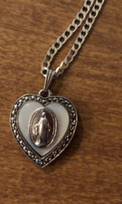 Vtg silver heart for sale  Shoemakersville