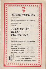 Livret partition pages d'occasion  La Palme