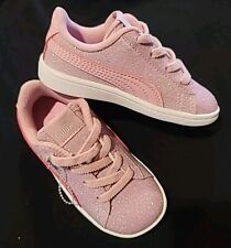 Tênis Puma Shoes Youth 7C Vikky rosa biqueira redonda glitter 367638-05, usado comprar usado  Enviando para Brazil