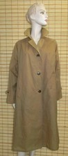Brauner regenmantel raincoat gebraucht kaufen  Berlin