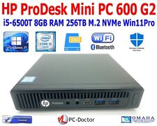 HP PRODESK 600 G2 i5-6500T 2.50GHz 8GB RAM 256GB SSD WIFI/BT MINI PC WIN 11 PRO comprar usado  Enviando para Brazil