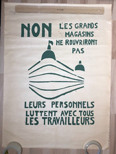 Affiche originale mai d'occasion  Paris XVIII