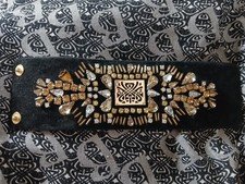 Biba black leather for sale  OSWESTRY
