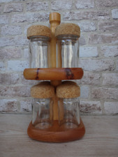 Wooden vintage spice for sale  DUNSTABLE