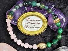 Armband rosenquarz smaragdquar gebraucht kaufen  Dormagen