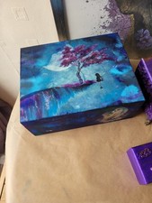 Handmade keepsake box for sale  BOLTON