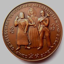 Bergbau medaille 1987 gebraucht kaufen  Deutschland