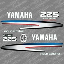 Usado, Yamaha 225 quatro tempos motor de popa (2002-2006) decalque aufkleber conjunto de adesivos addesivo comprar usado  Enviando para Brazil