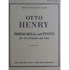 Henry otto passacaglia d'occasion  Blois