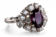 Ring saphir purple gebraucht kaufen  Düsseldorf