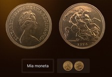 Sterlina oro 1974 usato  Forli
