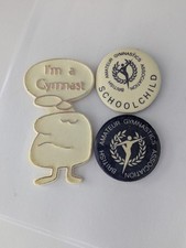Vintage gymnastics pin for sale  NORTHAMPTON