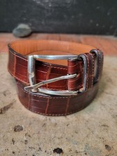 Ceinture cuir exotique d'occasion  Saint-Germain-en-Laye