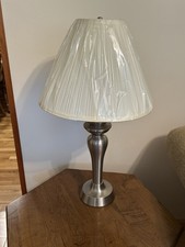 Brushed nickle table for sale  Arrington