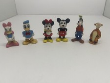 Conjunto de 6 peças Disney Mickey Minnie Donald margarida pateta tigre osso estatueta porcelana, usado comprar usado  Enviando para Brazil
