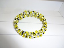 Spiralarmreif gelb schwarz gebraucht kaufen  Alsfeld