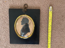 Antique 19thc silhouette for sale  UK