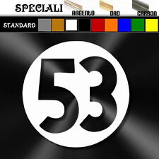 Adesivo sticker herbie usato  Bari Sardo