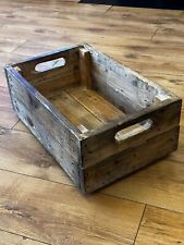 Vintage wooden crate for sale  HALESOWEN