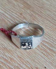 Chevalière bague argent d'occasion  Clermont-Ferrand-