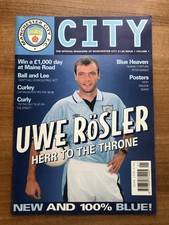 Man city magazine for sale  POULTON-LE-FYLDE