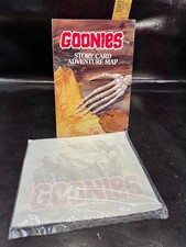 1985 Goonies Story Card Adventure Map Hi-C Giveaway dobrável e decalque para janela, usado comprar usado  Enviando para Brazil