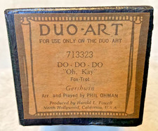 DUO-ART PIANO ROLL DO DO OH KAY FOX TROT GERSHWIN RECORT NRMT P/B OHMAN 713323, usado comprar usado DUO-ART PIANO ROLL DO DO OH KAY FOX TROT GERSHWIN RECORT NRMT P/B OHMAN 713323, usado comprar usado  Enviando para Brazil