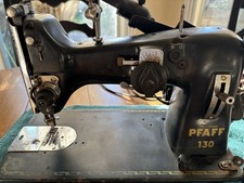 Antiga máquina de costura Pfaff 130 resistente com pedal, conjunto leve e cabo, usado comprar usado  Enviando para Brazil
