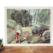 Vintage school poster for sale  LONDON
