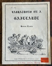 Variations galliarde solo gebraucht kaufen  Lübeck