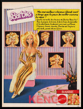Publicite barbie golden d'occasion  France