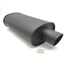 Silenciador oval preto plano universal Vibrant Performance 1145 StreetPower 2,25 pol. comprar usado  Enviando para Brazil